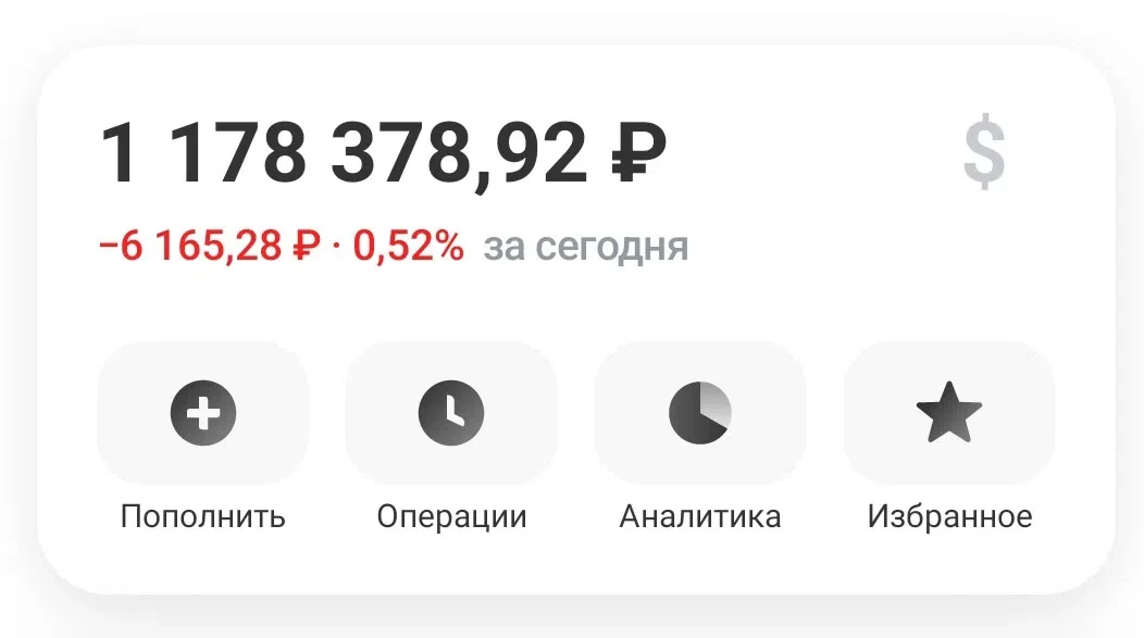 💸 Пополнение портфеля (додеп): 1380 ₽