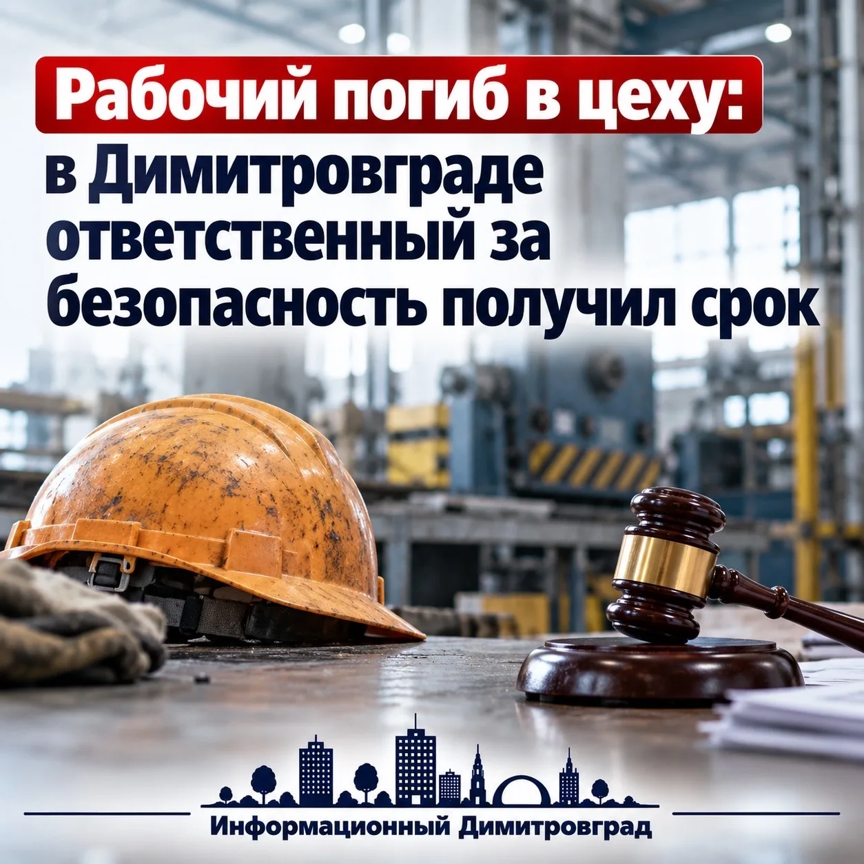 ⚖️ Рабочий погиб в цеху: в Димитровграде ответственный за безопасность получил срок