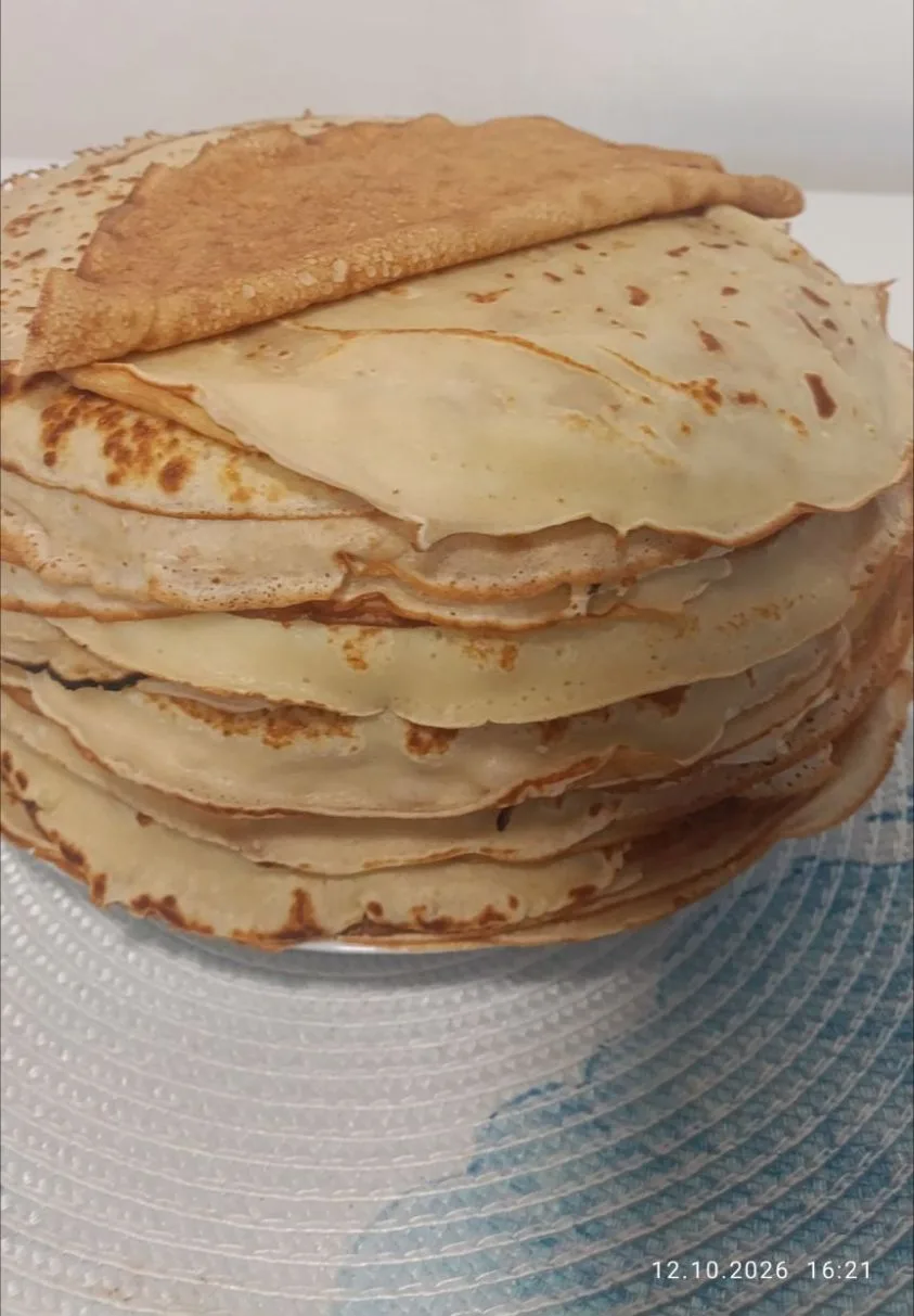 Так же блины :