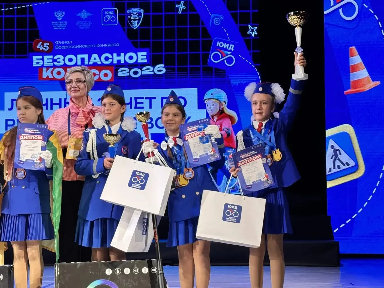 🏆 Абсолютные лидеры финала Всероссийского конкурса юных инспекторов движения «Безопасн...