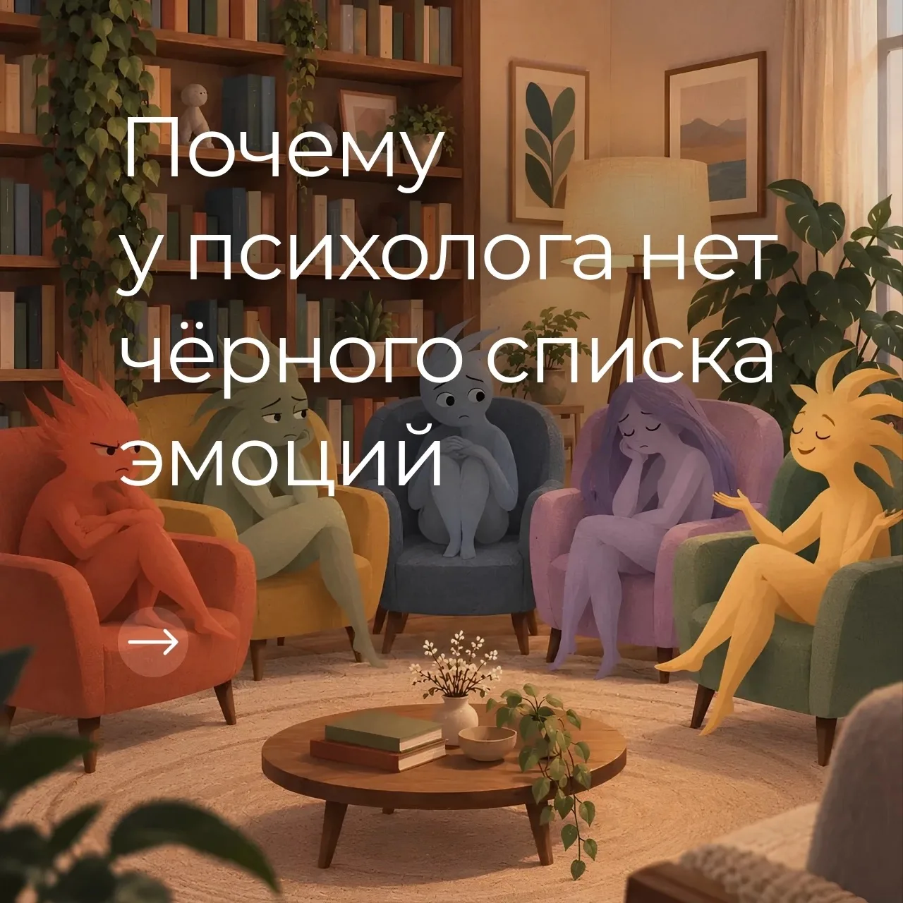 У психолога нет чёрного списка эмоций 💬