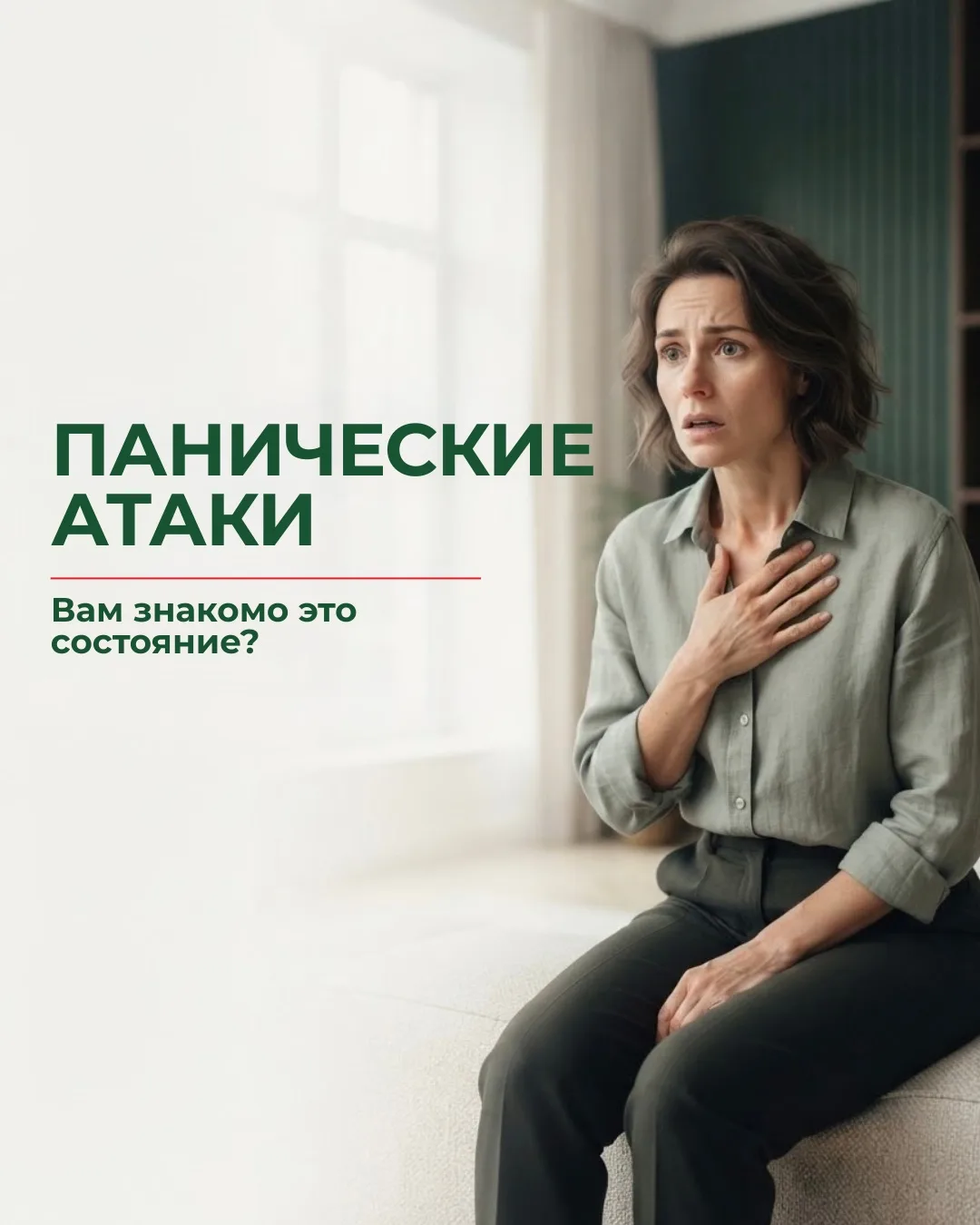 Если панические атаки повторяются — не стоит просто терпеть и ждать, что всё пройдёт само.