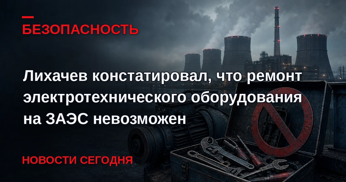 Глава Росатома Алексей Лихачев заявил об отсутствии возможности провести ремонтные рабо...