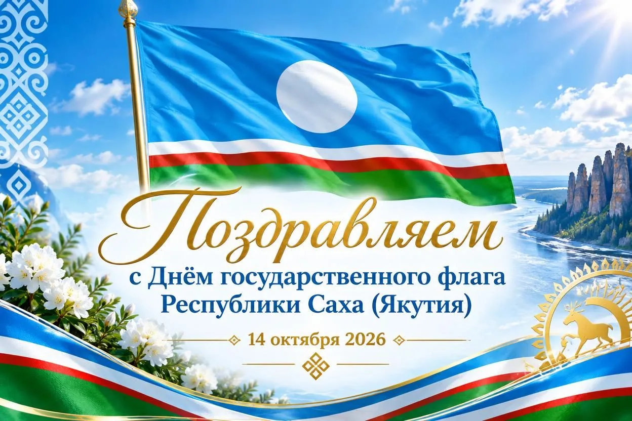С Днём Государственного флага Республики Саха (Якутия)!