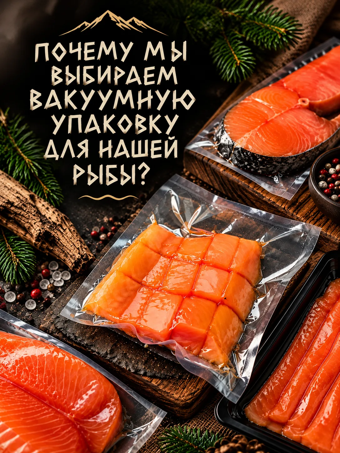 ПОЧЕМУ МЫ ВЫБИРАЕМ ВАКУУМНУЮ УПАКОВКУ ДЛЯ НАШЕЙ РЫБЫ?