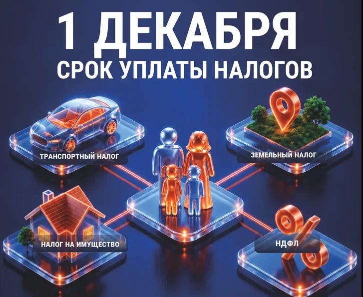 👉ФЕДЕРАЛЬНАЯ НАЛОГОВАЯ СЛУЖБА НАПОМИНАЕТ О НЕОБХОДИМОСТИ УПЛАТЫ НАЛОГОВ❗