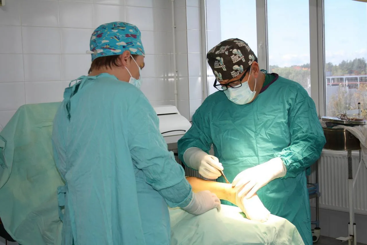 🏥 В Пушкинской клинической больнице восстановили ахиллово сухожилие 67-летнему мужчине...