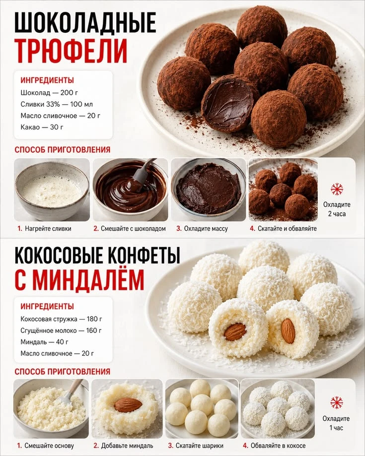Домашние конфеты🍬