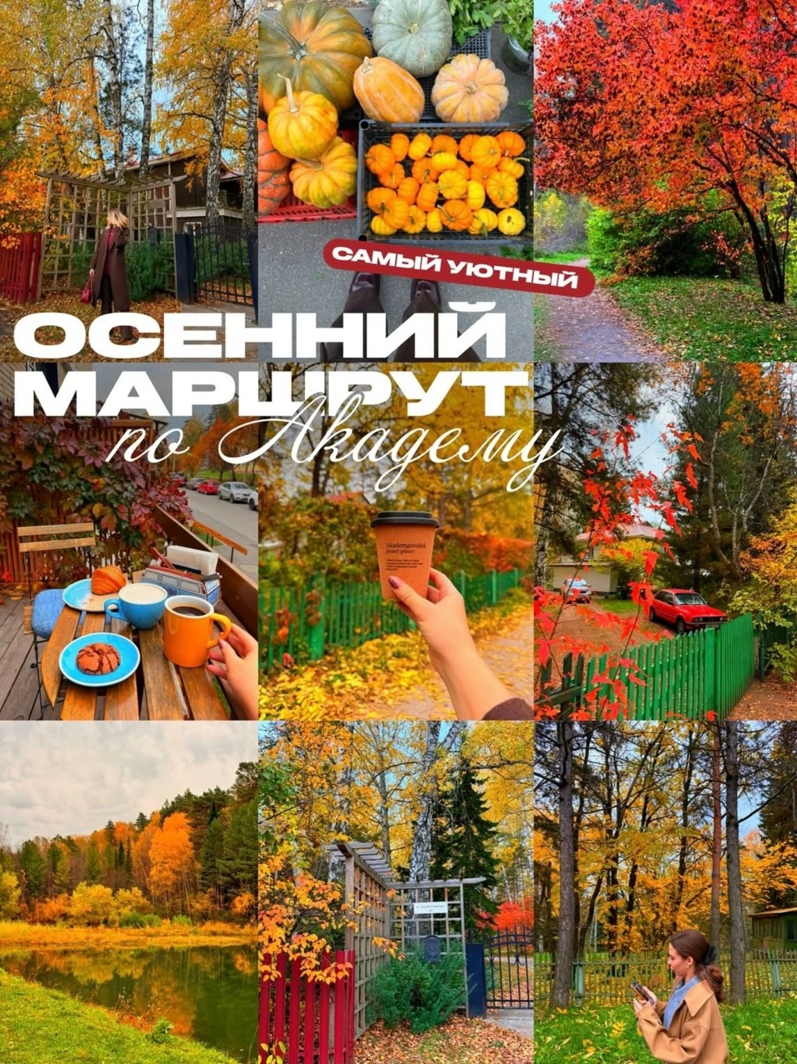 🍂САМЫЙ УЮТНЫЙ МАРШРУТ ПО АКАДЕМУ