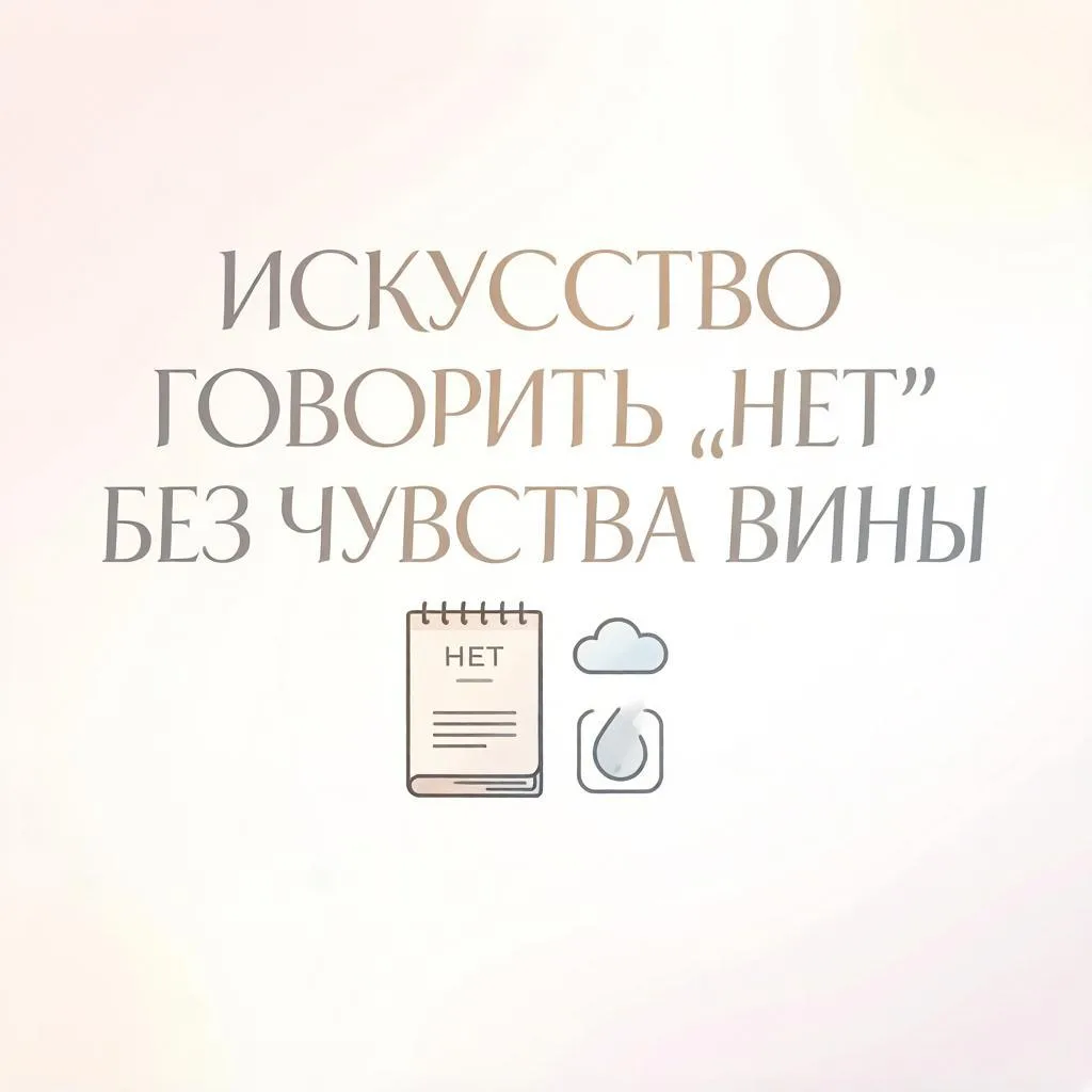 Искусство говорить «нет» без чувства вины.