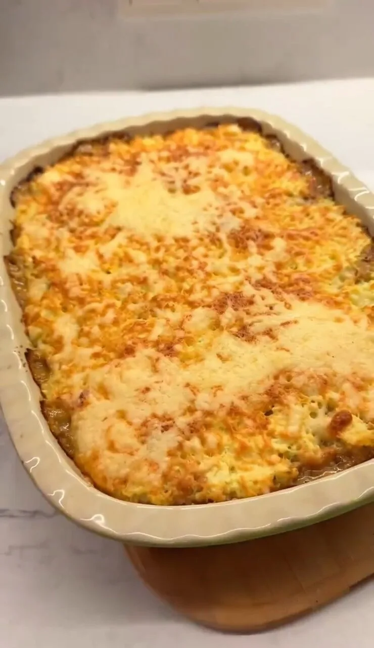 🥘 Нежная запеканка с курицей и грибами