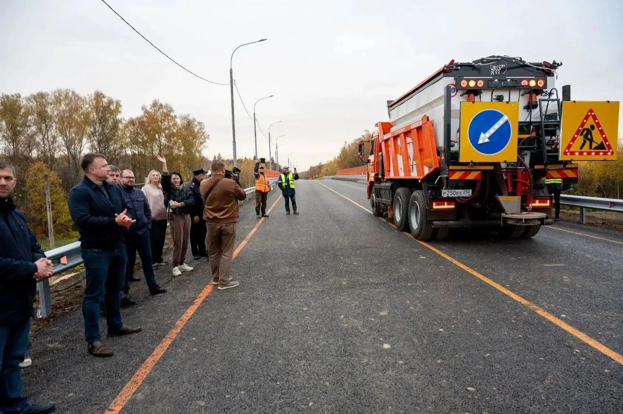 В деревне Лукино открыли движение по путепроводу