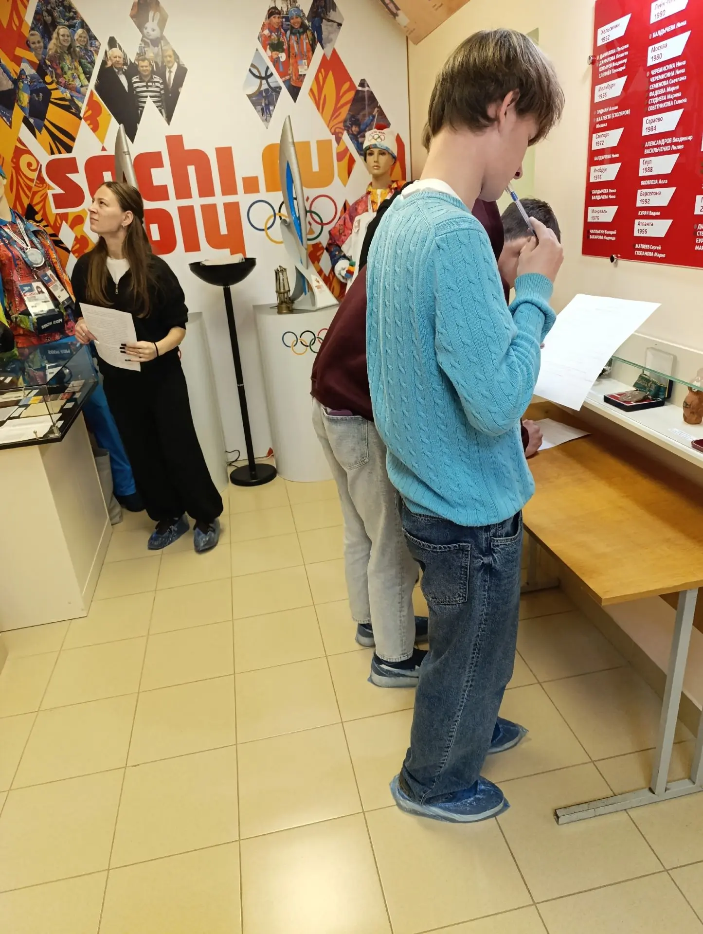 1⃣3⃣ октября 👦📖🎒студенты 11,12,13 и 15 групп посетили Музей спорта и 🏆Олимпийского ...