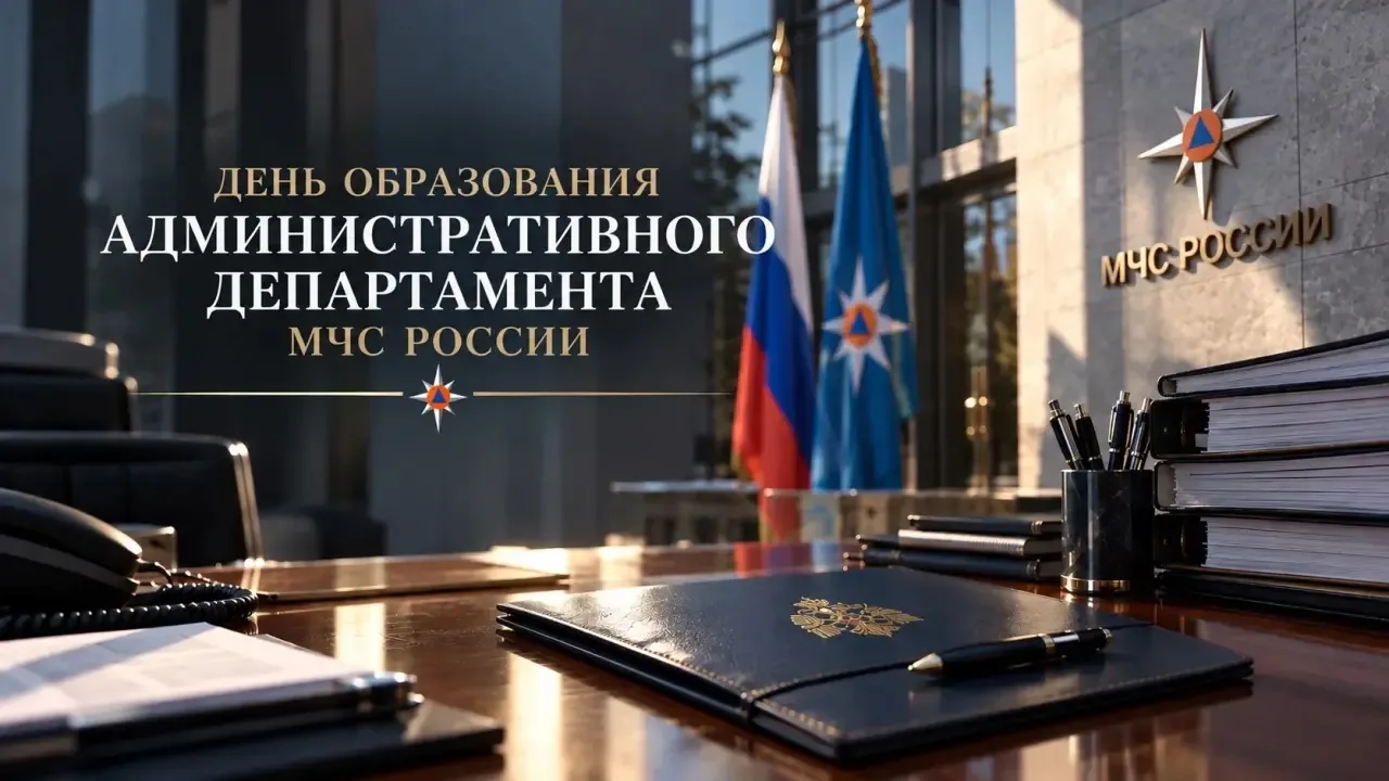 Административному департаменту МЧС России – 35 лет
