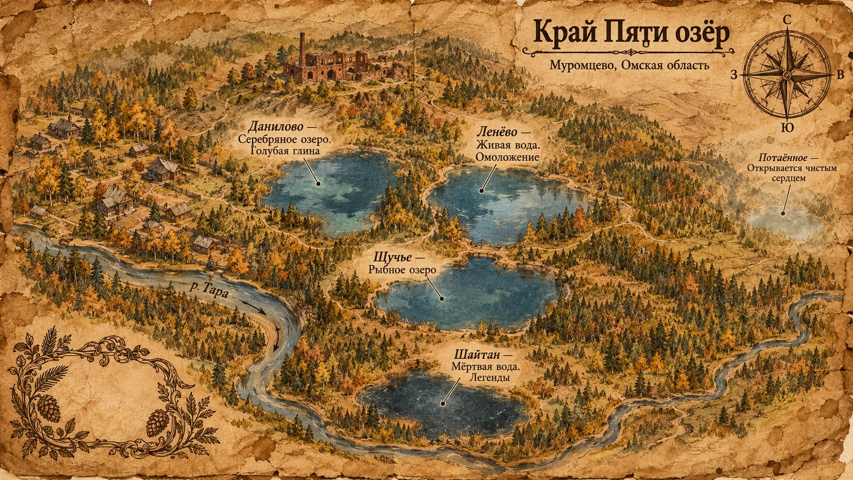 Край Пяти озёр: легенда, которую ищут сердцем