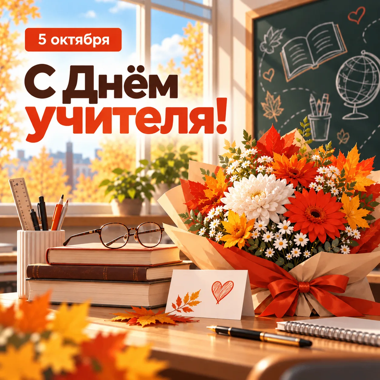 С Днём учителя!