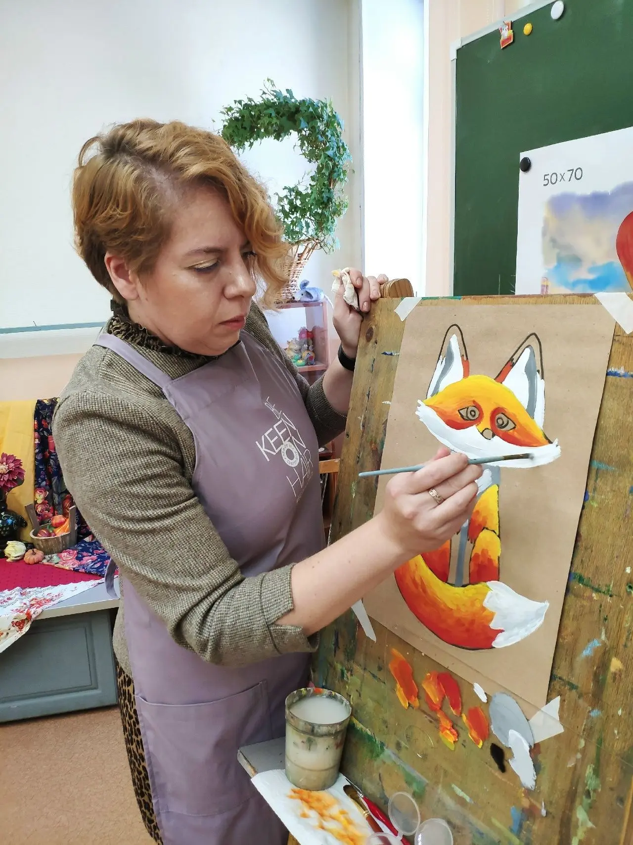 🦊 Каникулы с пользой и творчеством! Лисичка на крафте по «Пушкинской карте» ✨🎨Осенние...