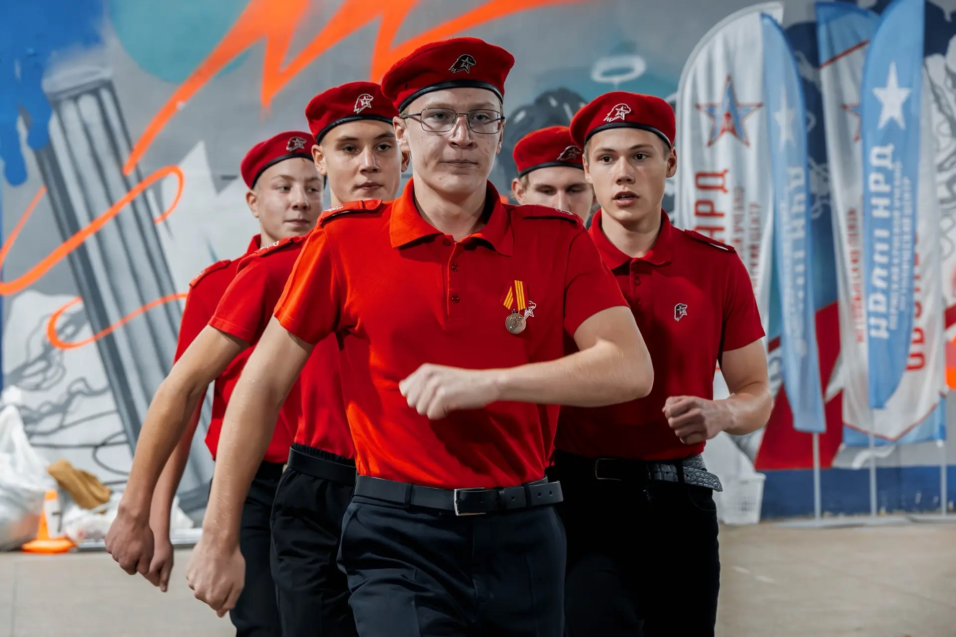 Первый день I этапа Четырнадцатой Региональной спартакиады допризывной молодежи Пермско...