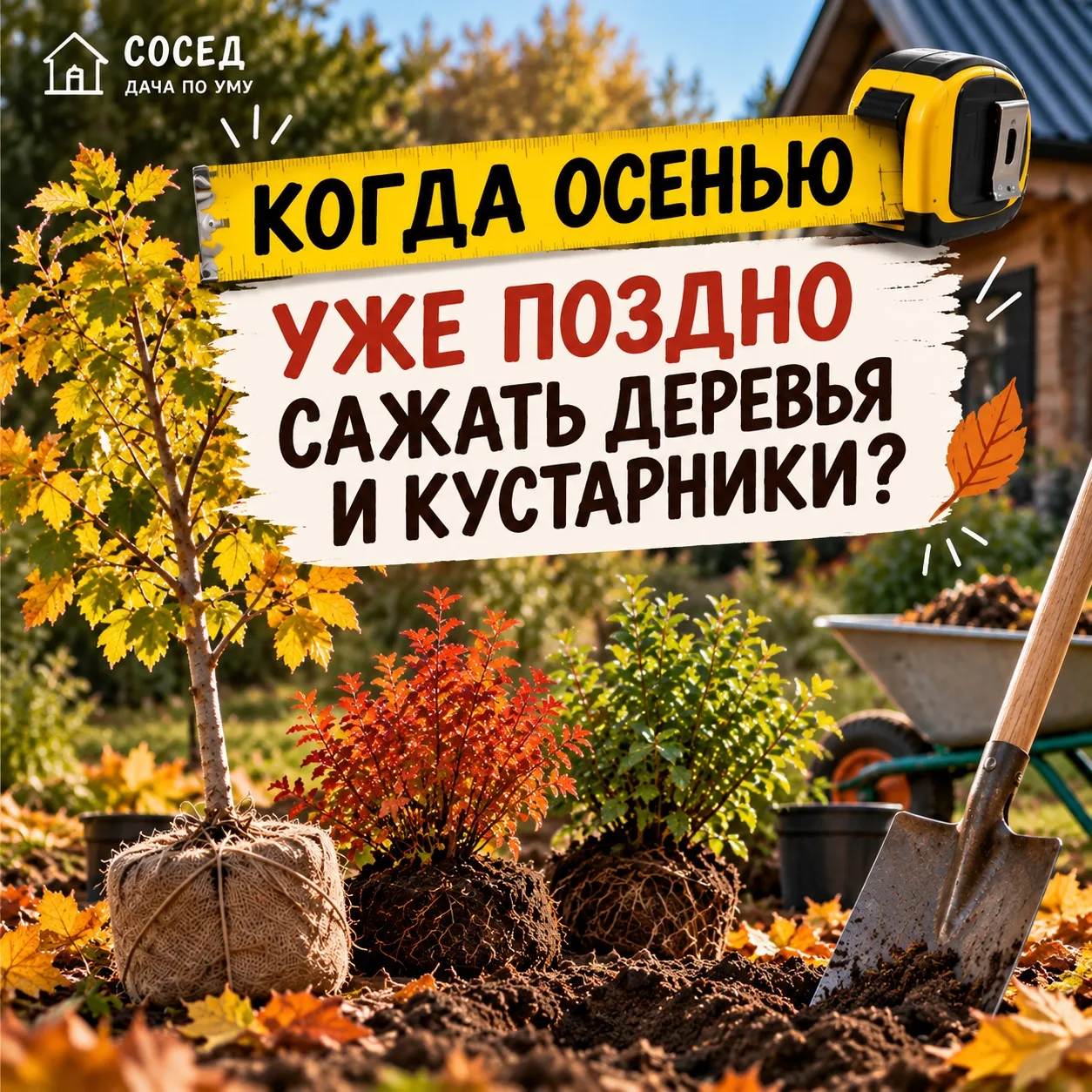 Осенью легко попасть в ловушку календаря: «На дворе только октябрь — значит, ещё можно»...