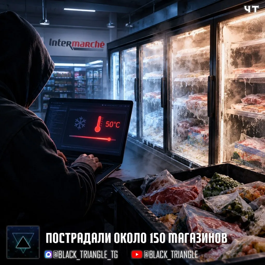 ☝🏻Хакеры разморозили 150 супермаркетов во Франции