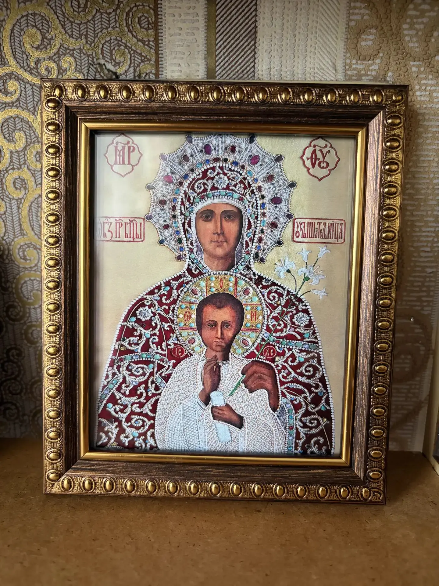 Дорогие друзья, я сегодня забрала икону Богородицы «Услышательница».