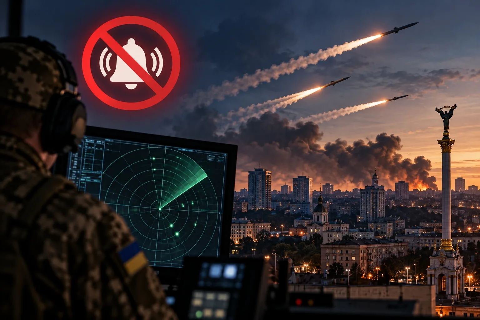 ❗️ В Киеве не успели объявить воздушную тревогу до начала ракетной атаки