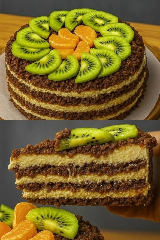 🍰 ТОРТ БЕЗ ВЫПЕЧКИ — ПРОСТО, НЕЖНО И БЕЗУМНО ВКУСНО! 💛 ИДЕАЛЬНЫЙ ДЕСЕРТ, КОГДА ХОЧЕТС...