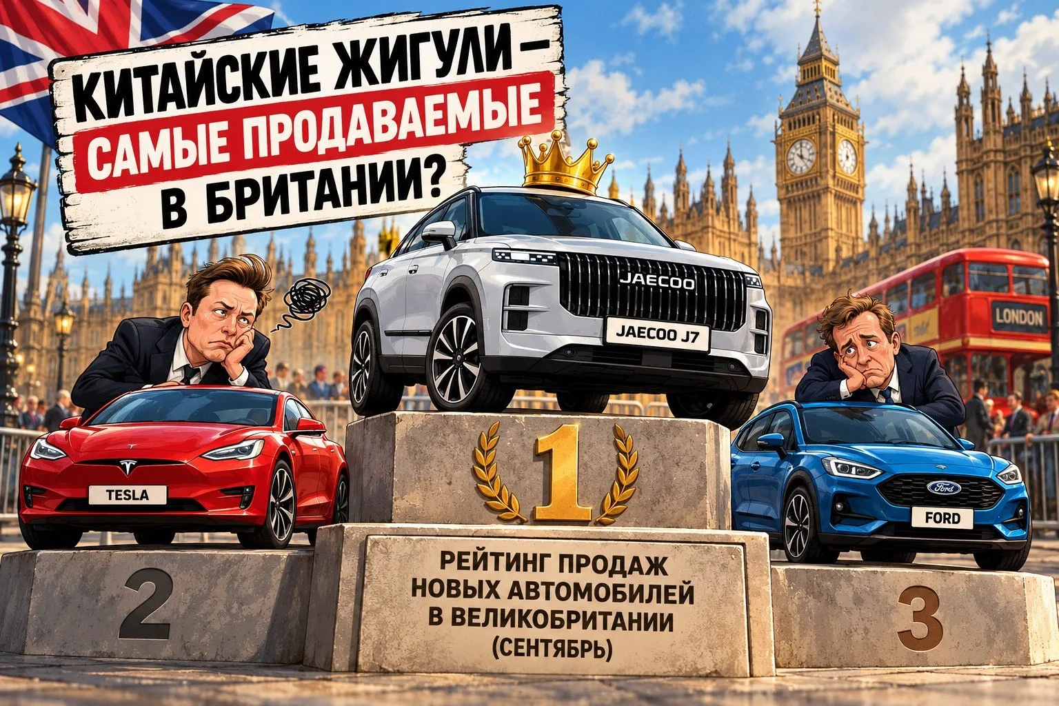 «Китайские Жигули» стали самой продаваемой машиной в Британии 😁