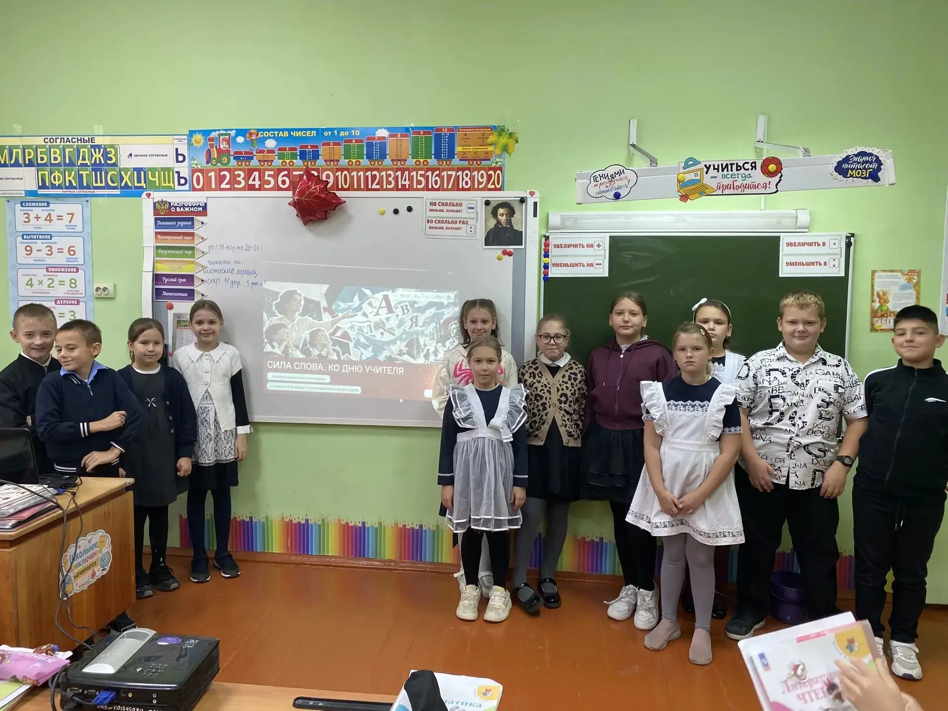 5 октября в школе №75 для ребят прошли очередные «Разговоры о важном». Темы занятий: