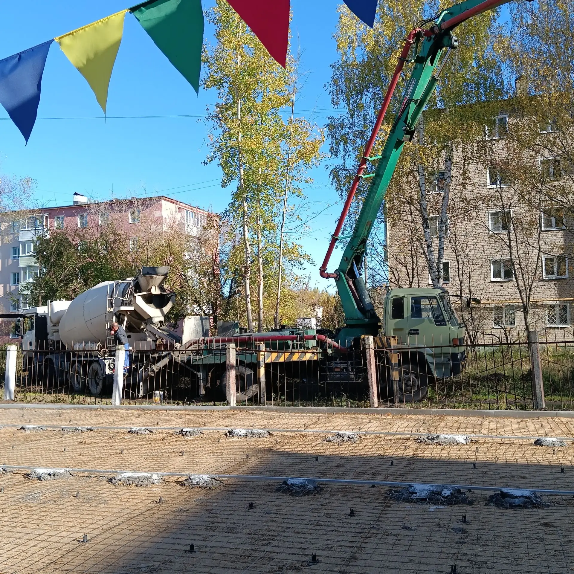 🛠️ Продолжаем знакомить вас с ходом работ на нашей новой спортивной площадке!