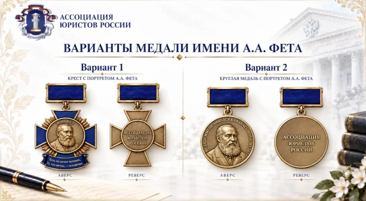 🏅 В Курской области появится медаль Афанасия Фета для юристов и правозащитников