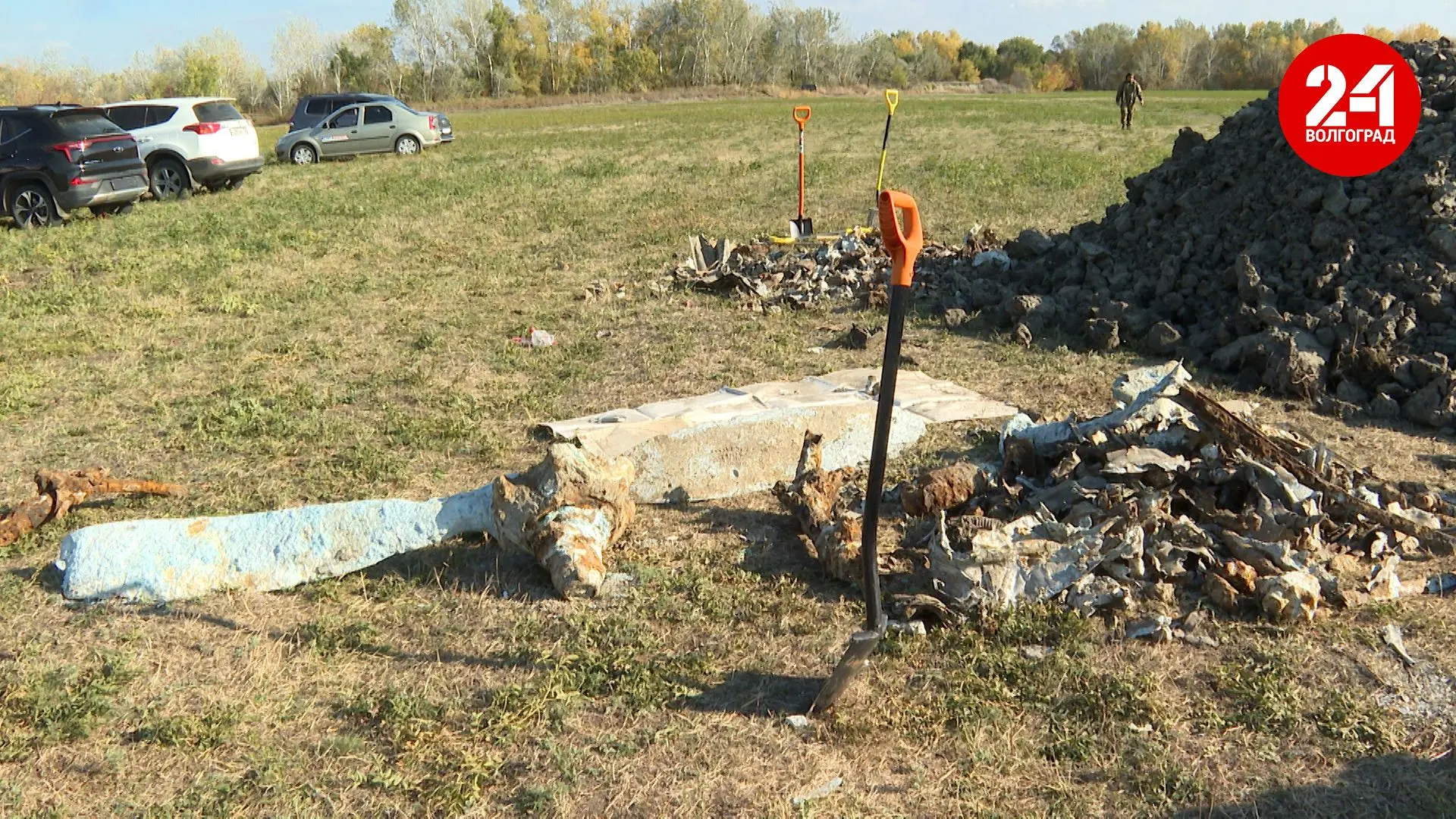 Под Волгоградом нашли останки самолета времен Великой Отечественной войны
