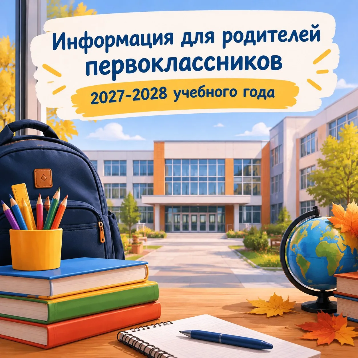 Информация для родителей первоклассников 2027-2028 учебного года