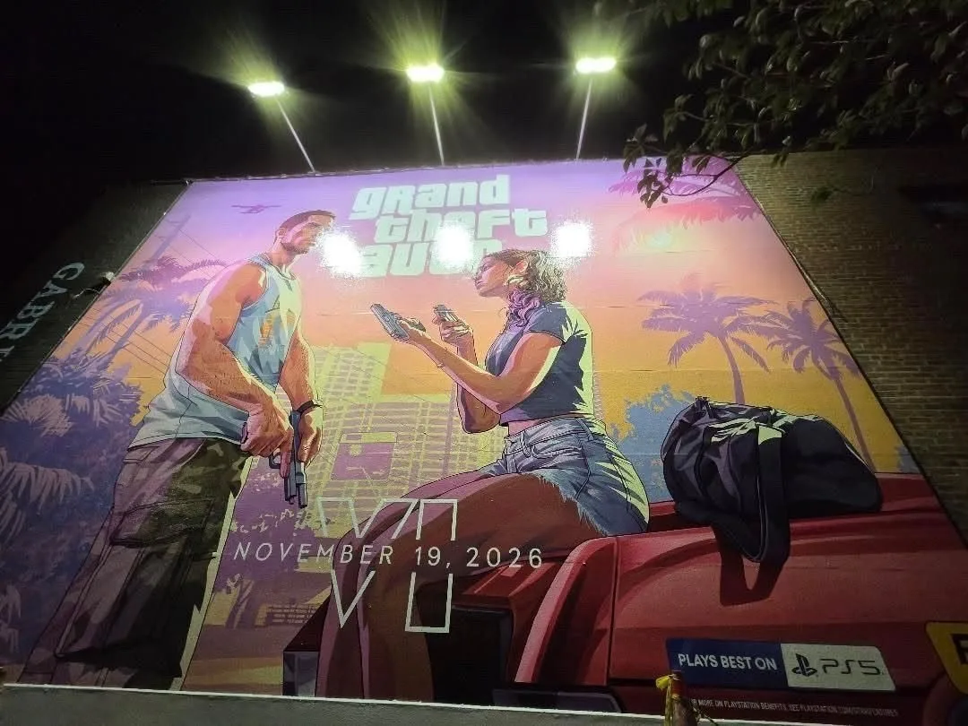 Фреска по GTA VI сменила рисунок по GTA V в Нью-Йорке