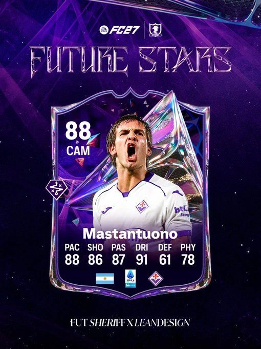 Первые Future Stars карточки из второй команды✅