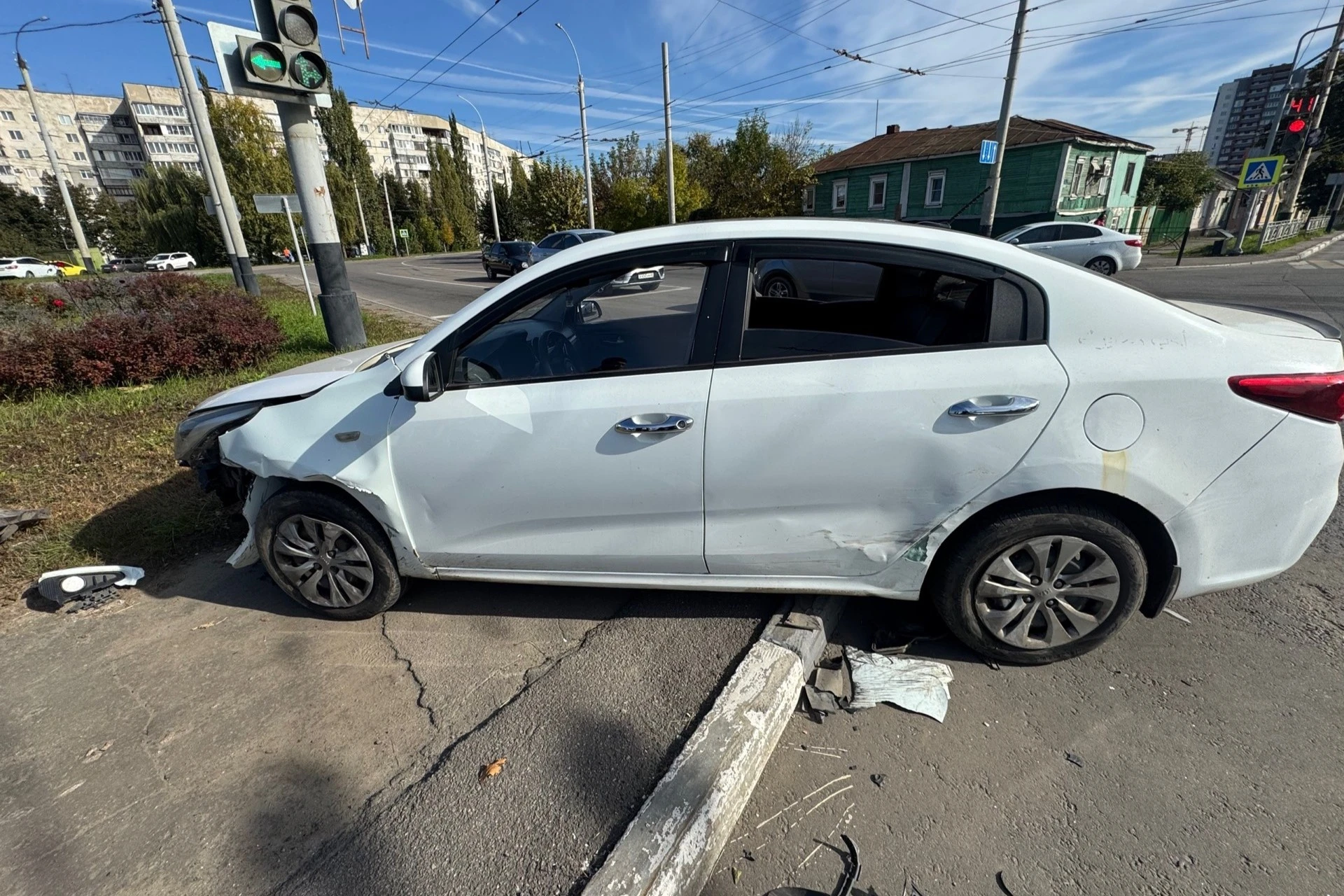 В ДТП в центре Тамбова пострадал ребёнок. Столкновение двух автомобилей произошло в рай...
