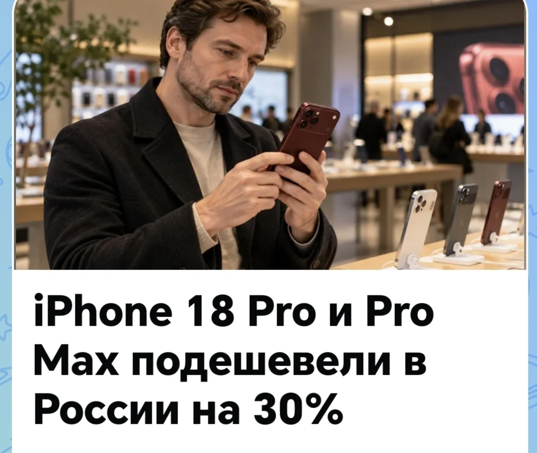 За предложение кцпить новый айфон скоро начнут давать в морду 🙃