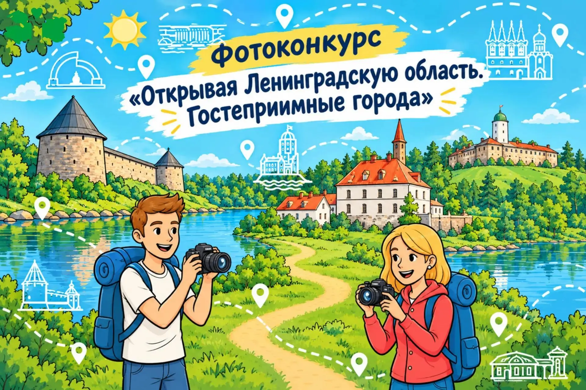 📸 Фотоконкурс «Открывая Ленинградскую область. Гостеприимные города»