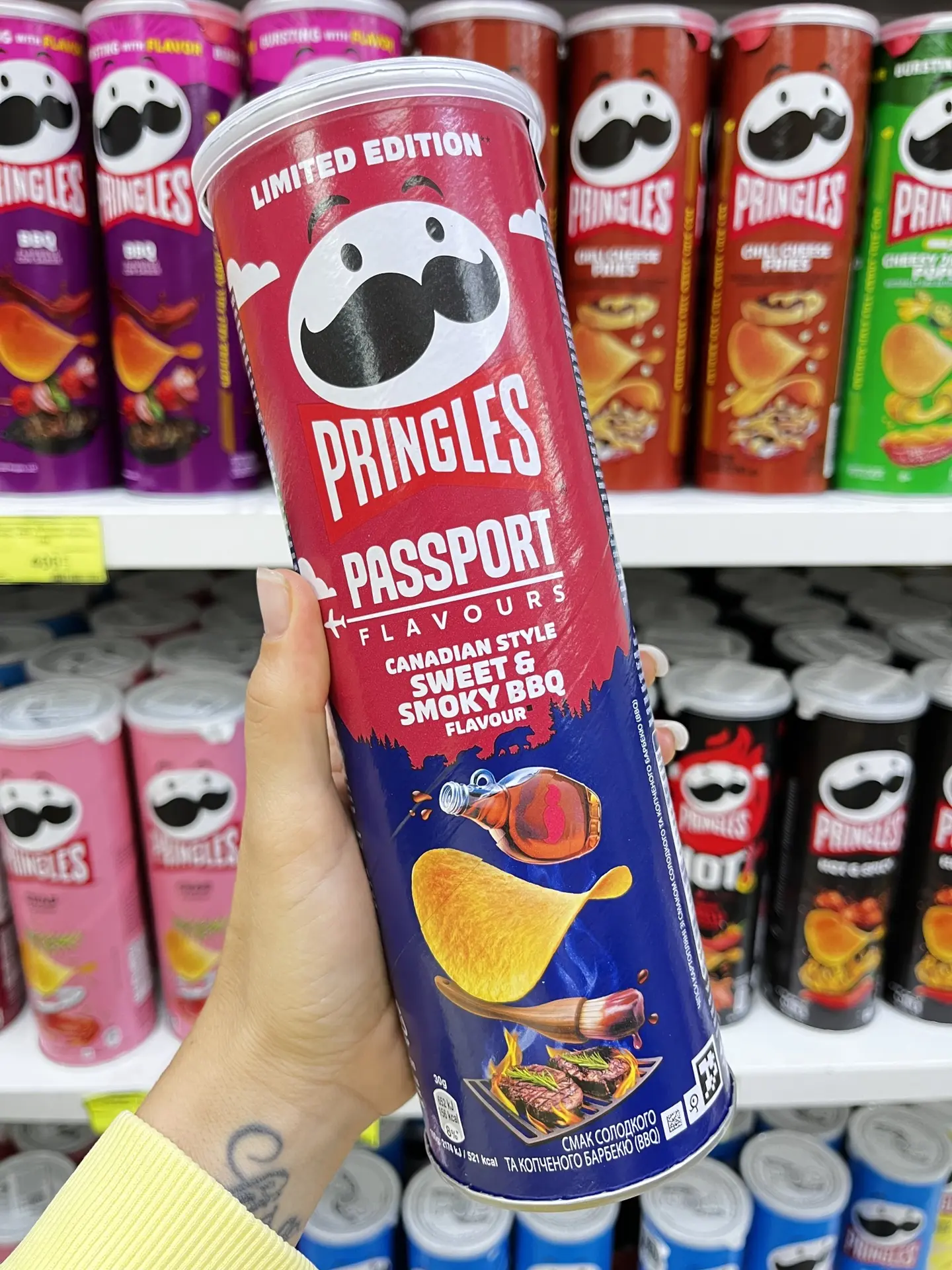 Одни из самых необычных вкусов Pringles 🔥🤤