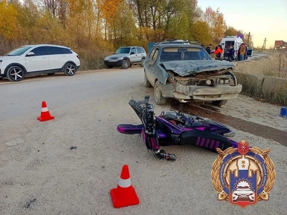 ❗️В Дубенском районе ВАЗ сбил 15-летнего мотоциклиста