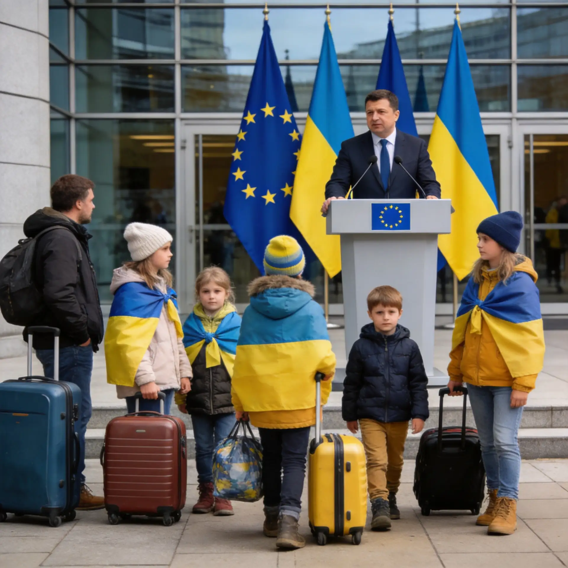 💡Зеленский пригрозил европейским странам новым миграционным кризисом