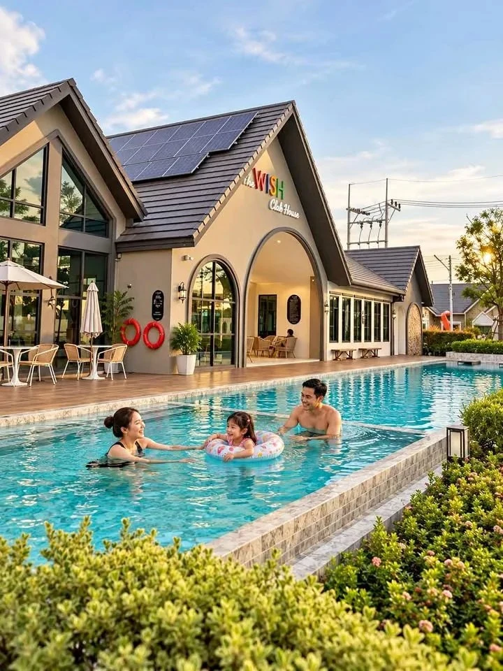 Семейный дом с 3 спальнями в аренду в The Wish3, Паклок, Раваи, Пхукет