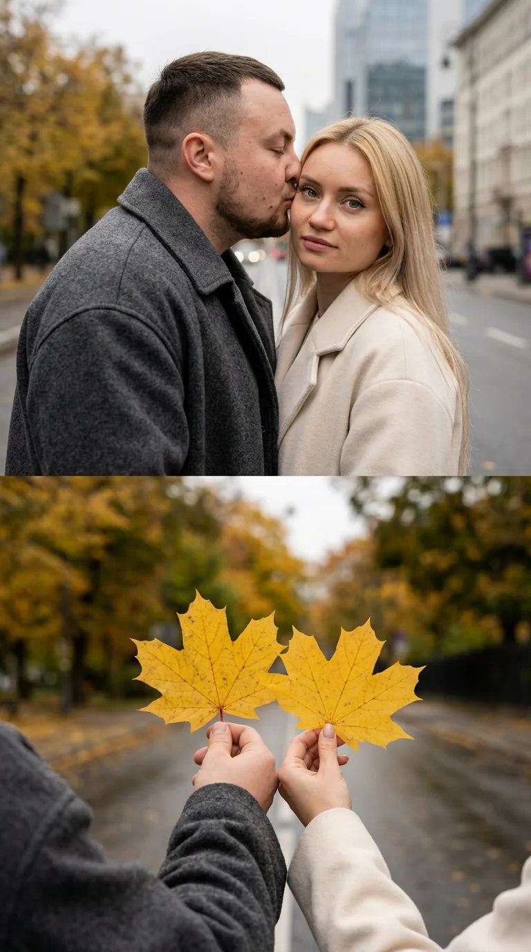 🖤 Двойной кадр для осенней истории