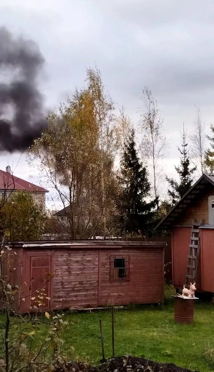 Пожар заметили в Григорово