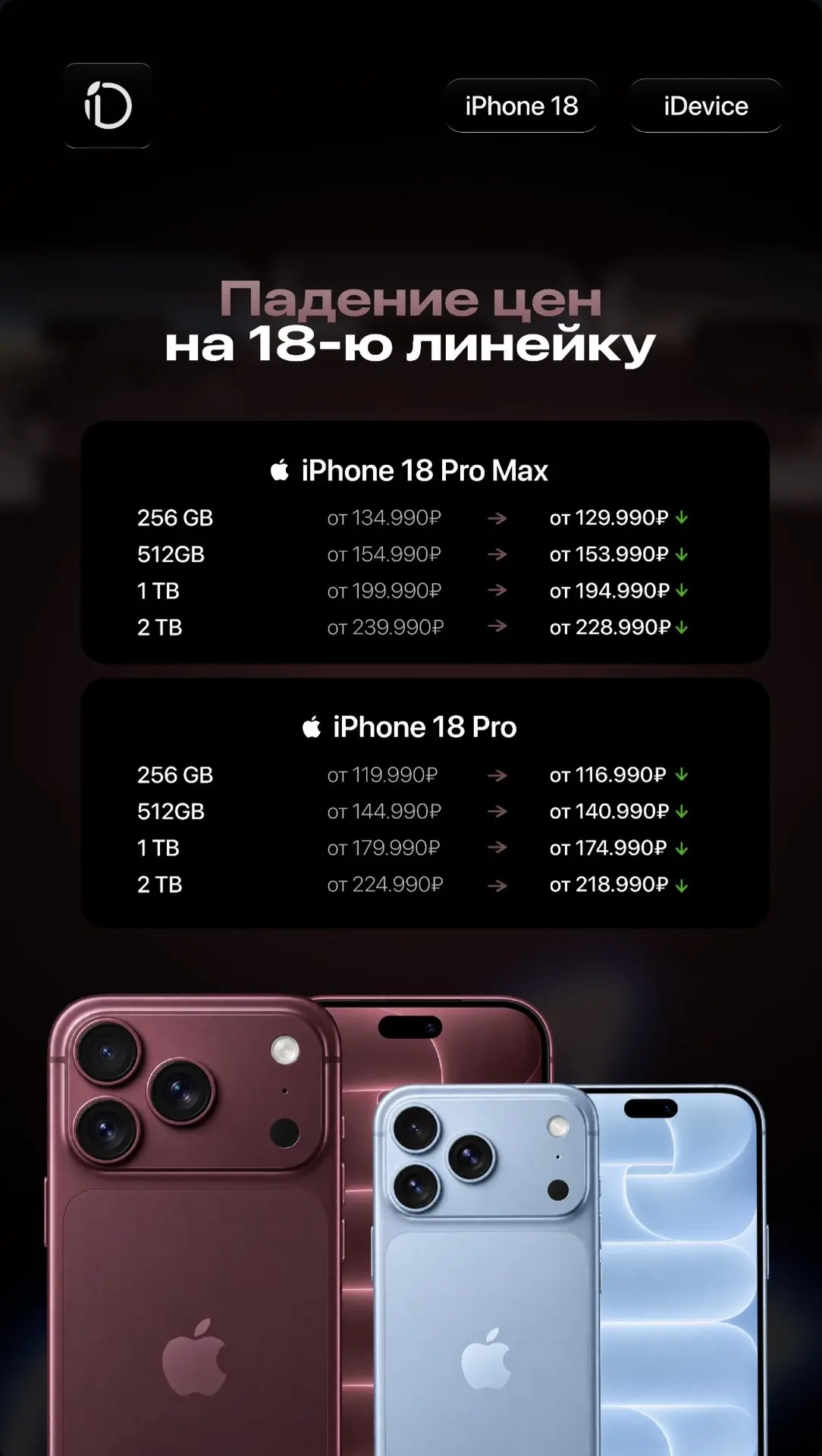 🔥 Снижаем цены на новинки Apple!