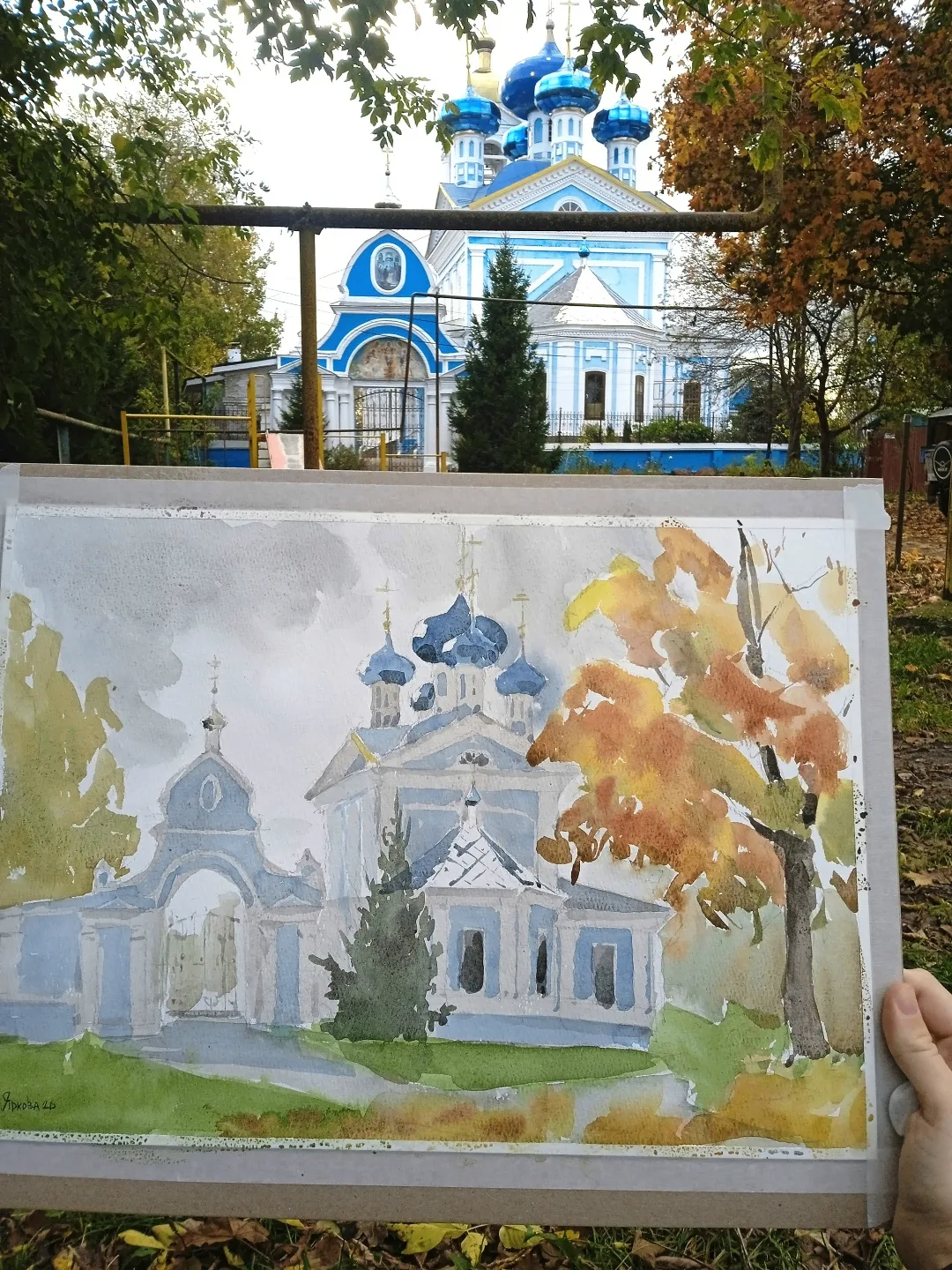 "У Сретенской церкви"