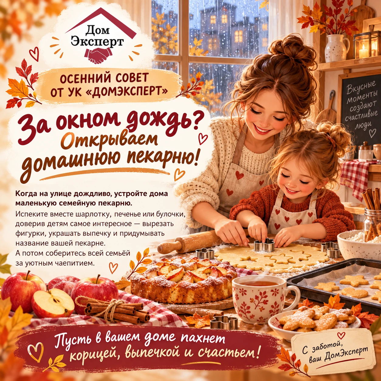 🍁 ОСЕННИЙ СОВЕТ ОТ УК «ДОМЭКСПЕРТ»