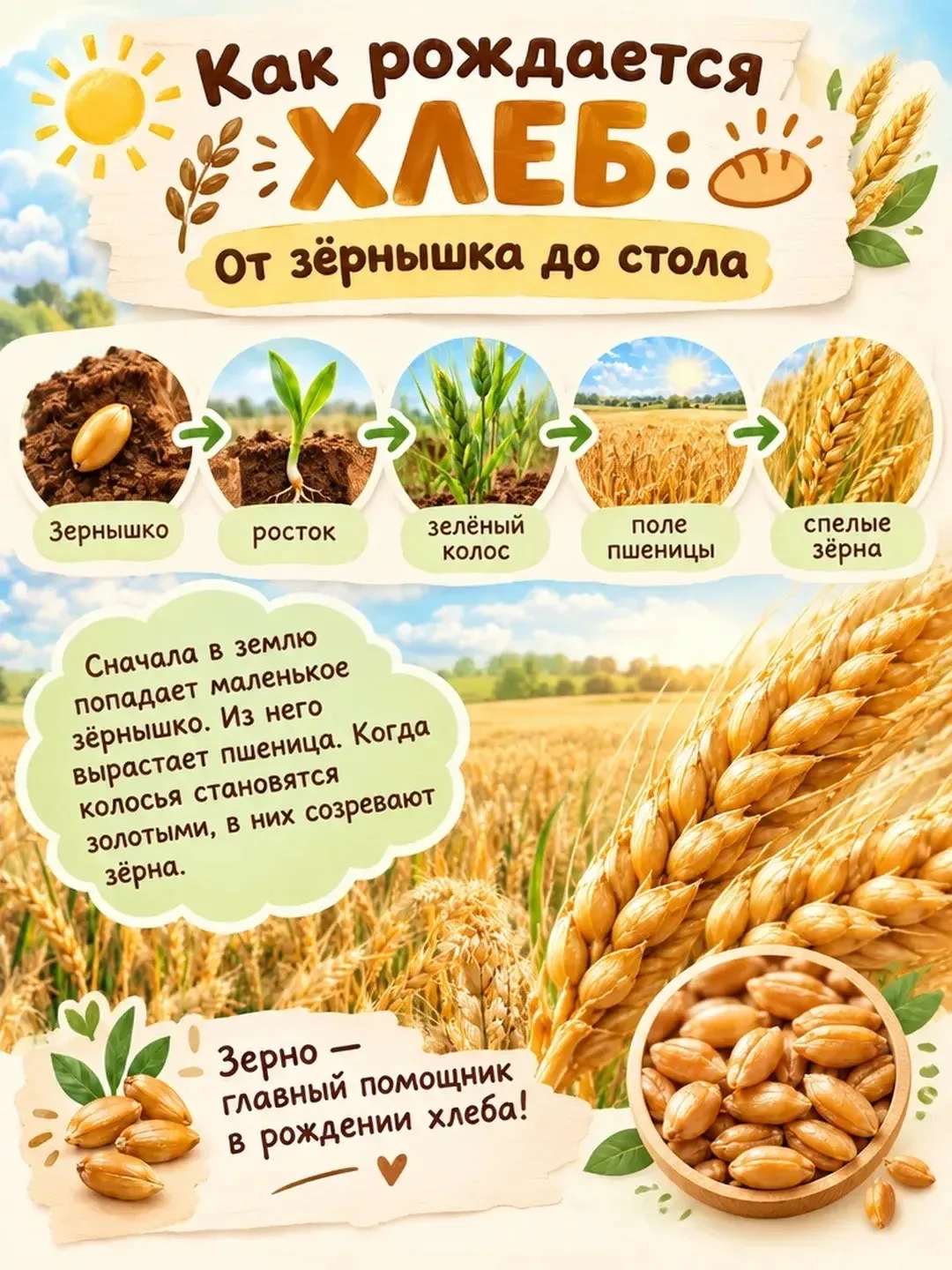🍞 Учим детей ценить главное.