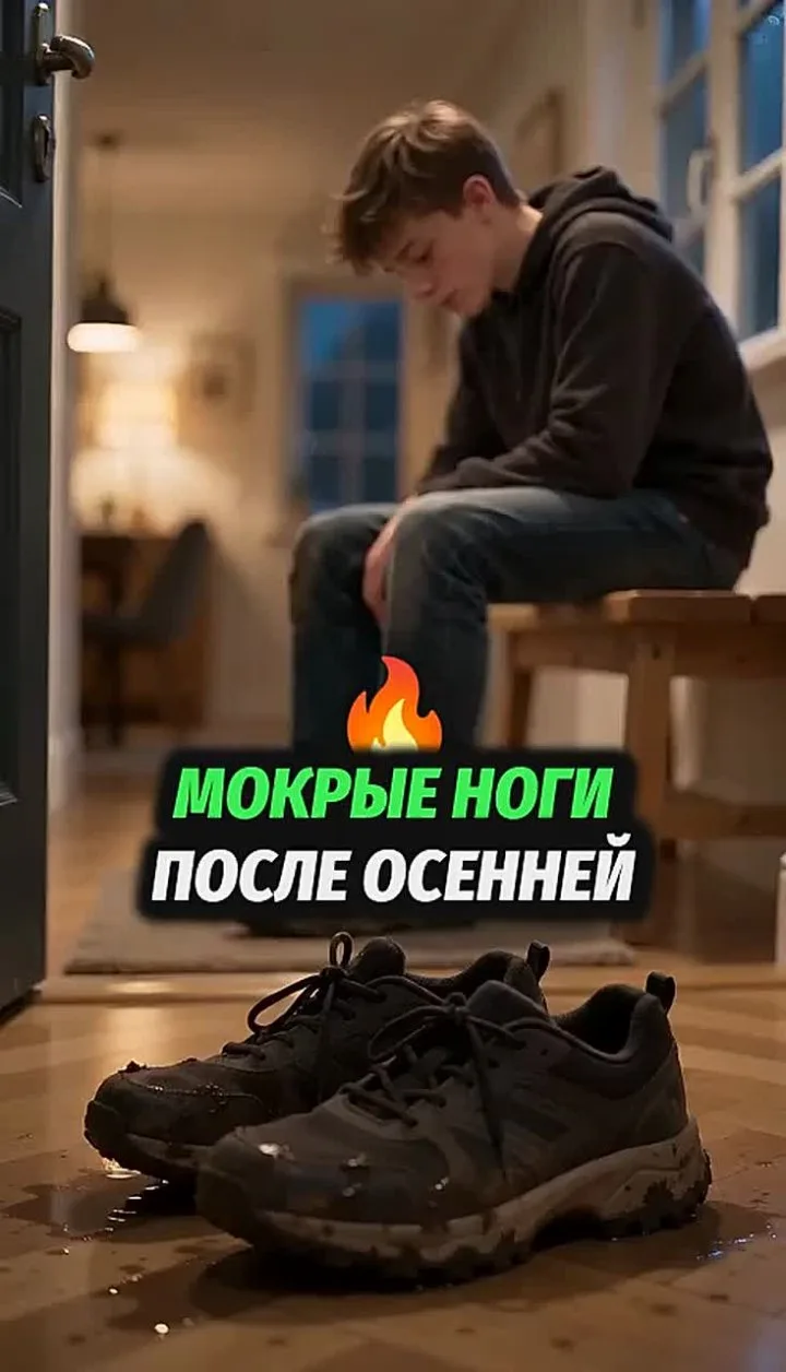 "Что делать, если промокли ноги под дождём: первые часы дома решают больше, чем кажется...