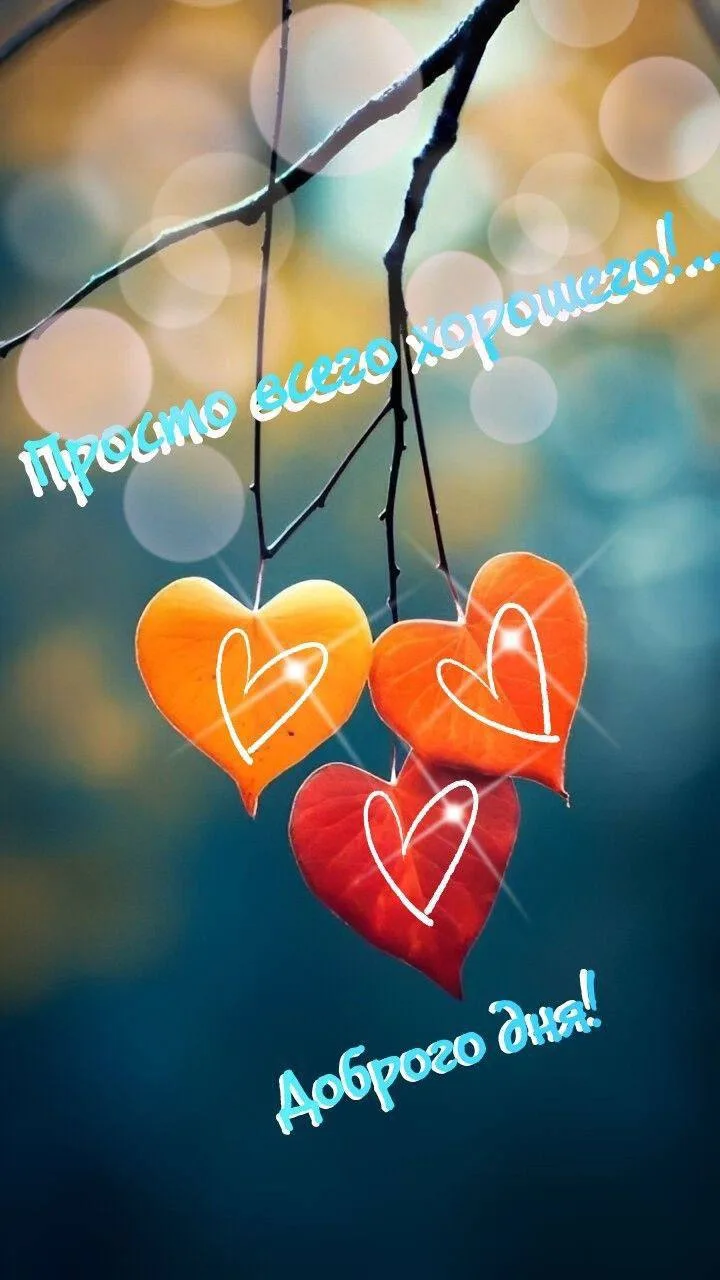Пусть ваш день будет добрым и счастливым!💝